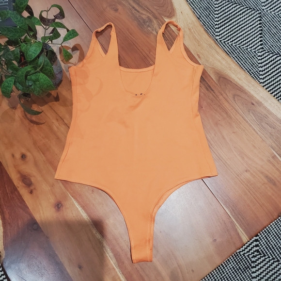 Stella Luce Pastel Orange Bodysuit - Picture 5 of 6